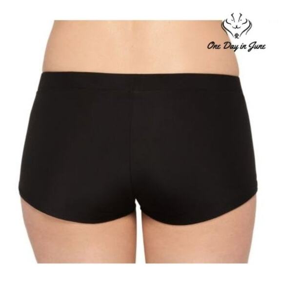 Arizona Jean Co. Juniors Boyshort Bikini Bottom Size L - Picture 2 of 2